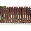 Забор из металлического штакетника цветной в 1 ряд - высота 1.5 метра