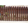 Забор из металлического штакетника цветной в 1 ряд - высота 2 метра